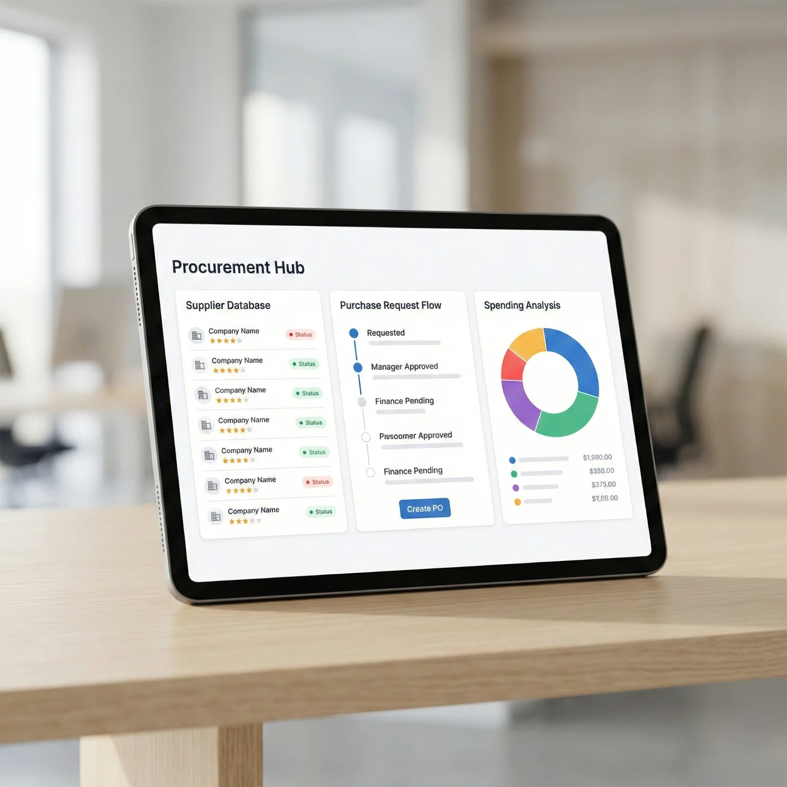 Pengembangan modul erp procurement codelabs